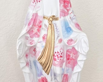 Floral Statue of Our Lady of Grace
