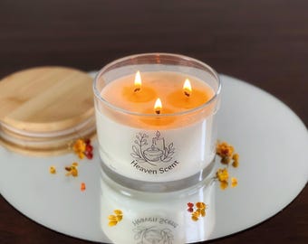 Heaven Scent Customizable 17oz Soy Candles Free Shipping