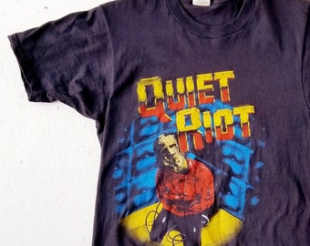 Quiet Riot Shirt | Metall Gesundheit | 80er Jahre Rock T-Shirt | S M