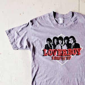 Vintage Loverboy T-Shirt | 80s Rock T Shirt | 1980s Band Tee | S M