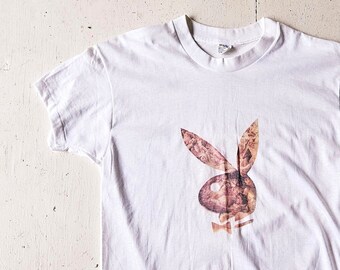 Playboy Bunny Shirt | 1970s T-Shirt | Nude Ladies Tee | M L