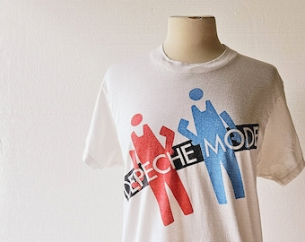 RARE Depeche Mode Shirt | Get the Balance Right | 1983 TShirt | m l