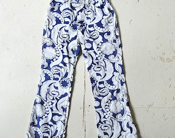 Calça Jeans Wrangler dos anos 60 | Calça Paisley | Calça Jeans dos anos 60 | Cintura 68 cm