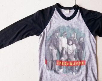 REO Speedwagon Shirt | Wheels Are Turnin' | 1980s Rock T Shirt | Small S