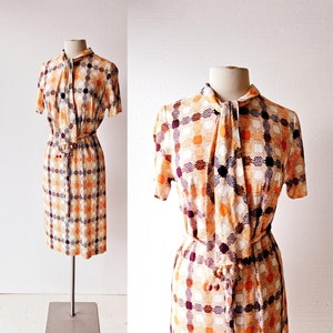 Vintage 1960s Dress | La Merced | 60s Dress | S M