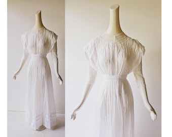 Antique Edwardian Dress | 1910s Dress | XXXS XXS