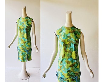 Tori Richard Dress | 1960s Dress | Cotton Dress | XXS XS