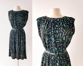 Vintage 1960s Dress | Little Bohemia | Abstract Dress | Medium M