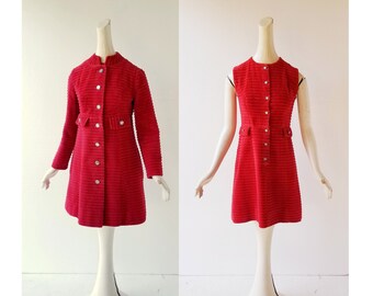 red coat dresses