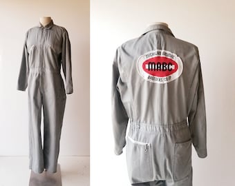Vintage Sears Denim Jumpsuit With Belt - Men's - Unisex