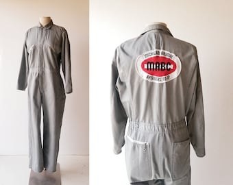 Vintage Sears Coveralls | 1970s Jumpsuit | Vintage Workwear | M L