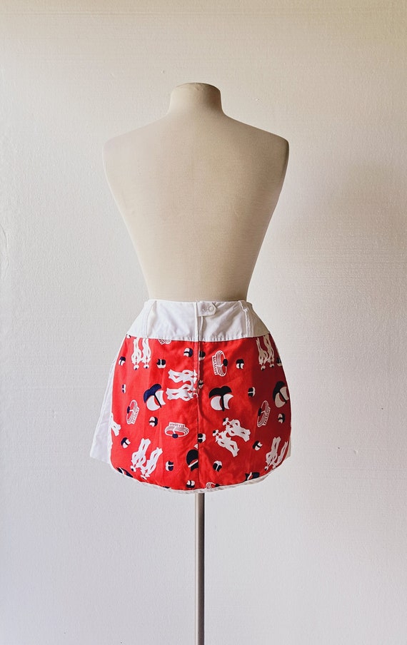 70s Mini Skirt | Shore Leave | Nautical Skort | 2… - image 5