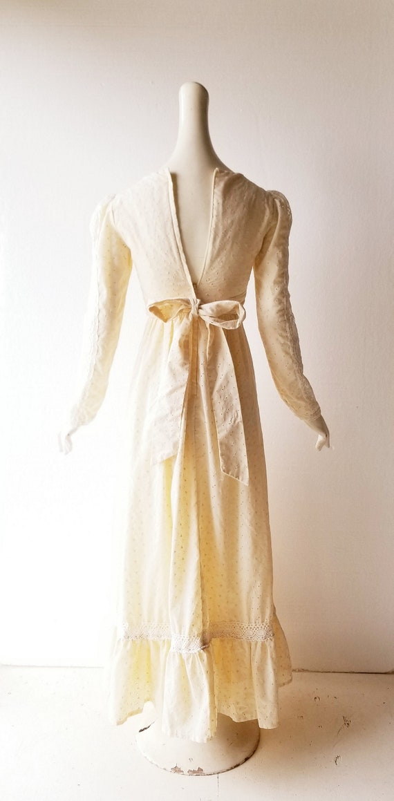 Gunne Sax Dress | 1970s Dress | 70s Maxi Dress | XXS - Gem