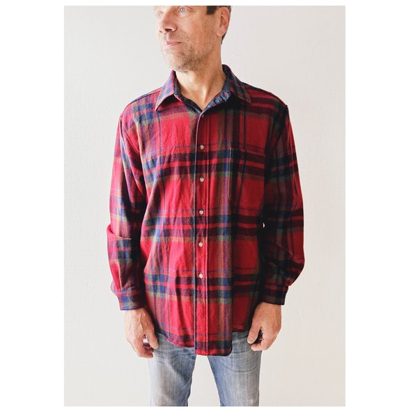 Vintage Pendleton Shirt | Lodge Shirt | Wool Shirt | Large L