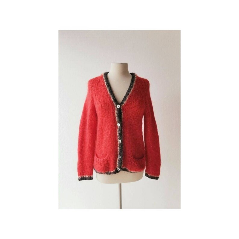 60s mohair cardigan