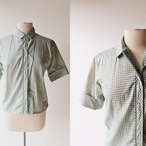 Gingham Blouse - Etsy Singapore