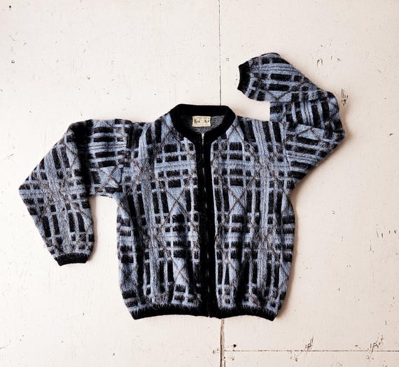 60s fuzzy mohair cardigan - Gem 60s fuzzy mohair cardigan - Gem