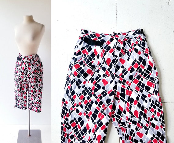 1950s Capri Pants | River Rocks | Pedal Pushers |