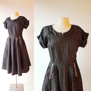 1950s Taffeta Dress | Semi Sweet | 50s Dress | Medium M