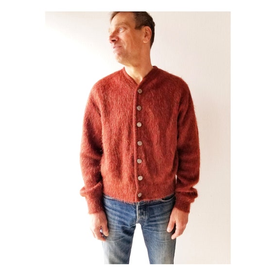 1960s Mohair Sweater Shaggy Mohair 