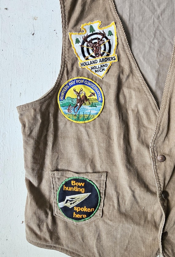 Vintage Levi's Vest | Bow Hunting | 1970s Vest | … - image 4