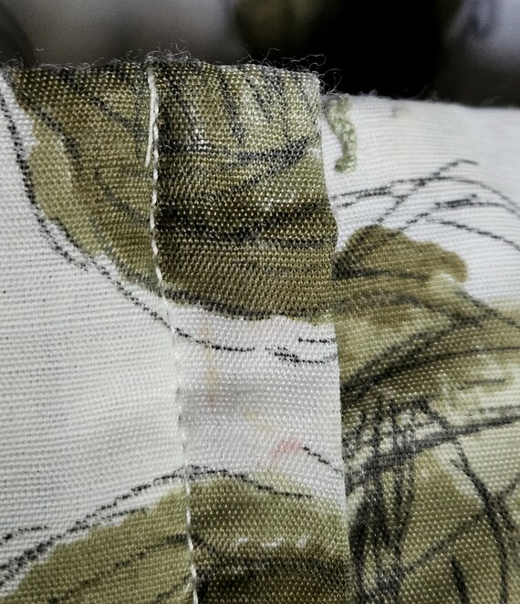 50s Floral Dress | Olive Rose Dress | 1950s Dress… - image 8