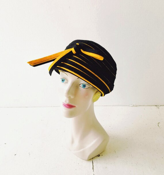 Vintage Pillbox Hat | 1960s Hat | 60s Hat