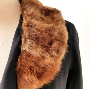 Vintage 1920s Coat | Fur Collar Coat | Flapper Coat | XS image 9