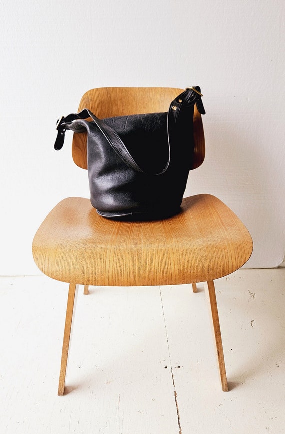 Coach Duffle Sac | 80s Bag | Black Coach Bag