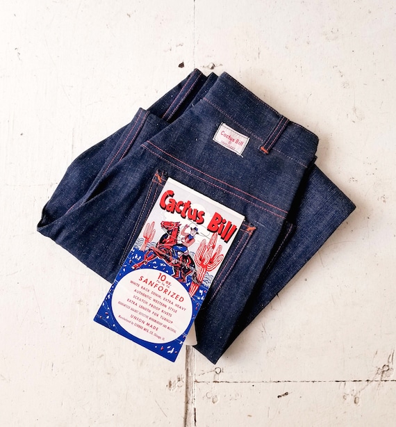 Vintage 1950s Jeans | 50s Denim | 1950s Deadstock