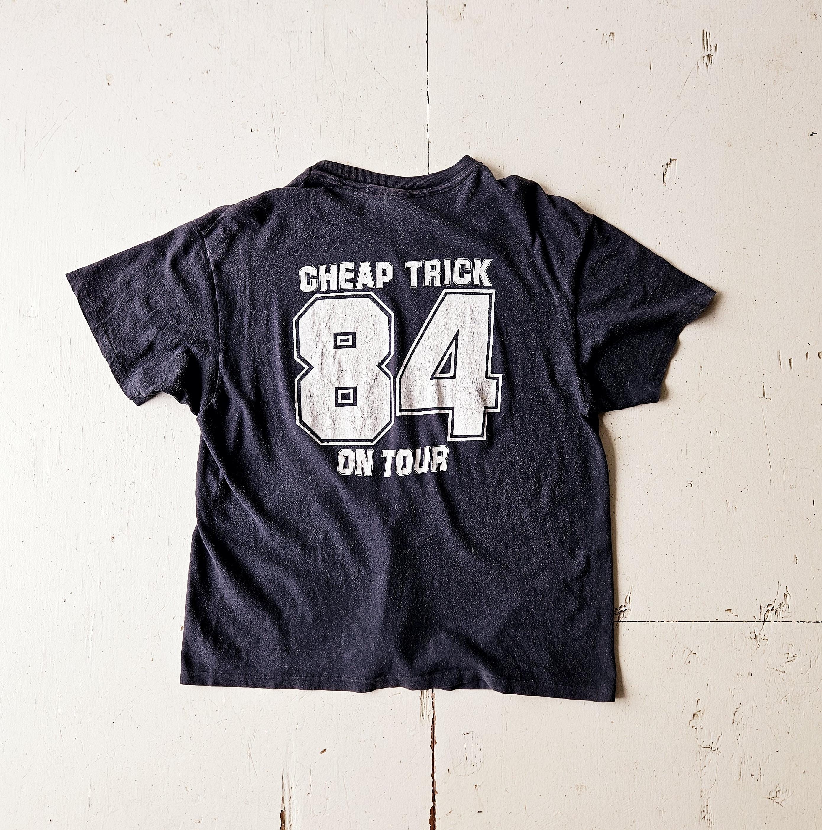 hanes 80s Cheap Trick ヴィンテージ フェード　バンド hanes 80s Cheap Trick ヴィンテージ フェード バンド