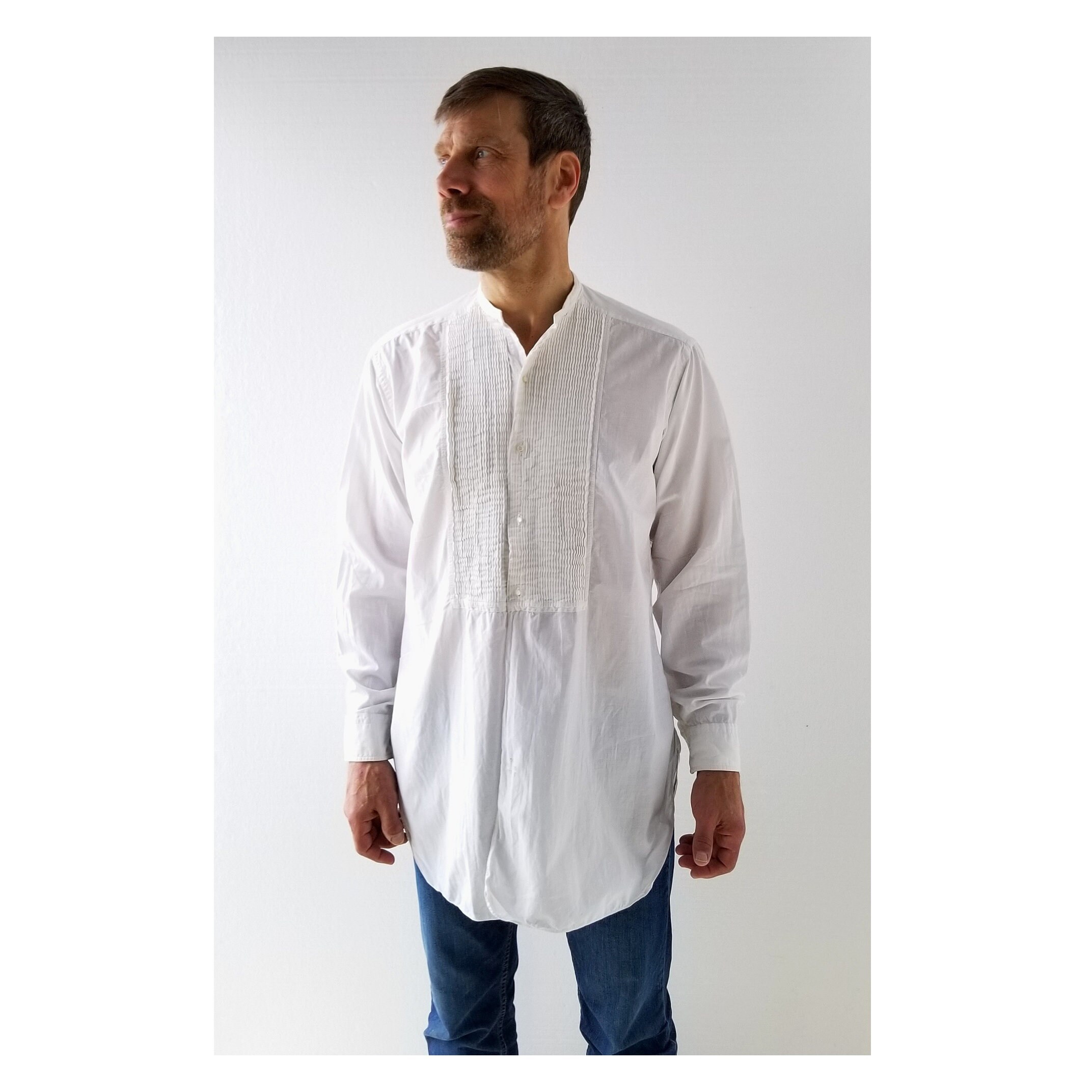 retro tuxedo shirt