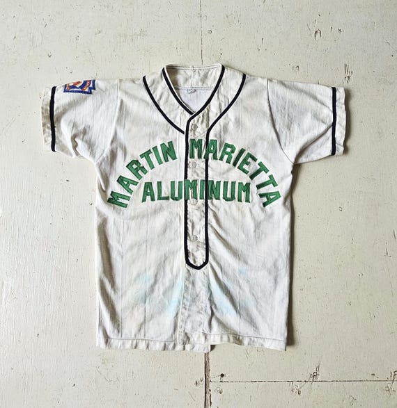 50s Baseball Jersey | Russell Southern | Martin Marietta | XS S