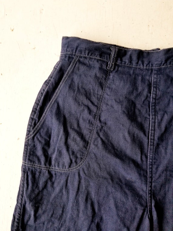 Vintage 50s Jeans | Side Zip Jeans | Flannel Line… - image 4