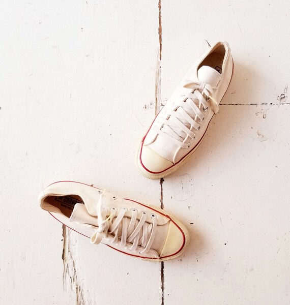 Vintage 80s Converse | Converse Low Tops | White C