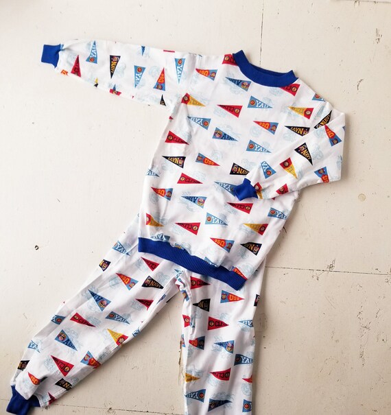 Vintage 1950s Pajamas | College Football Pajamas |