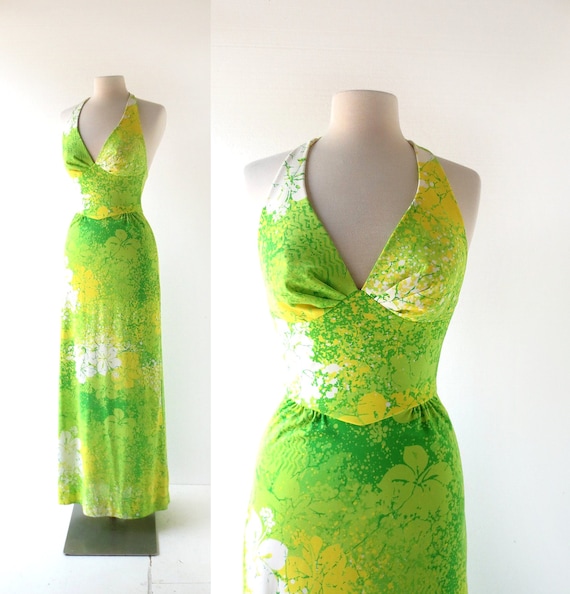 Vintage Catalina Dress | Swim Dress | 70s Halter D