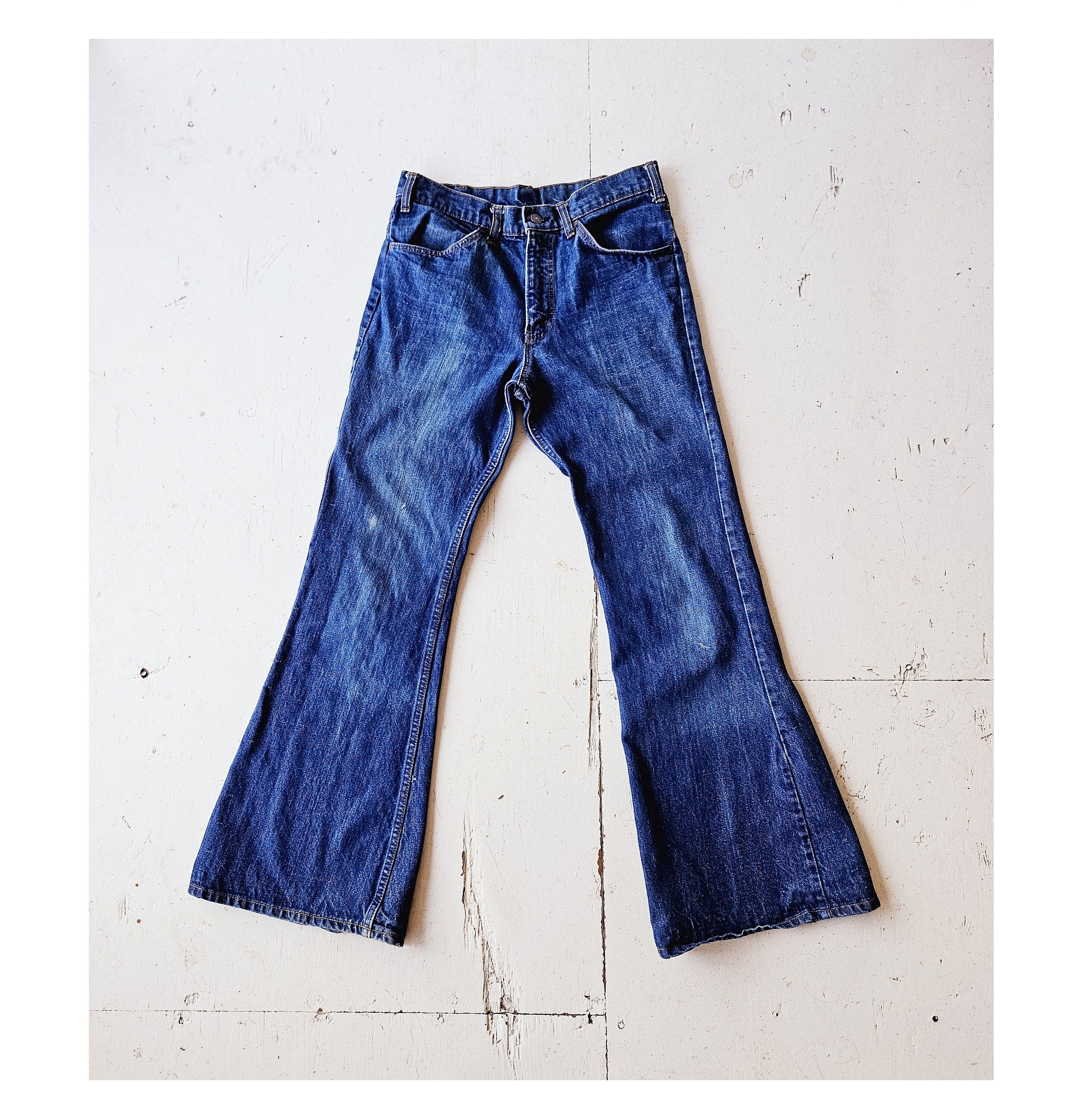 1970s Levis 646 Jeans, Vintage Levis Flare Leg, 29 X 32 - Etsy