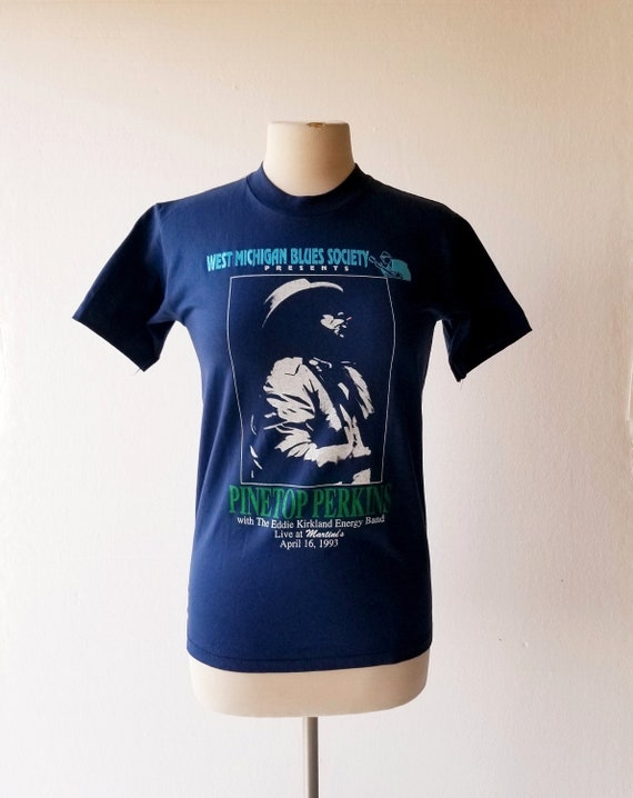 Pinetop Perkins Shirt | Blues T Shirt | 90s T-Shi… - image 1