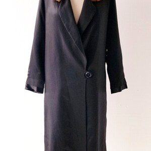 Vintage 1920s Coat | Fur Collar Coat | Flapper Coat | XS image 2