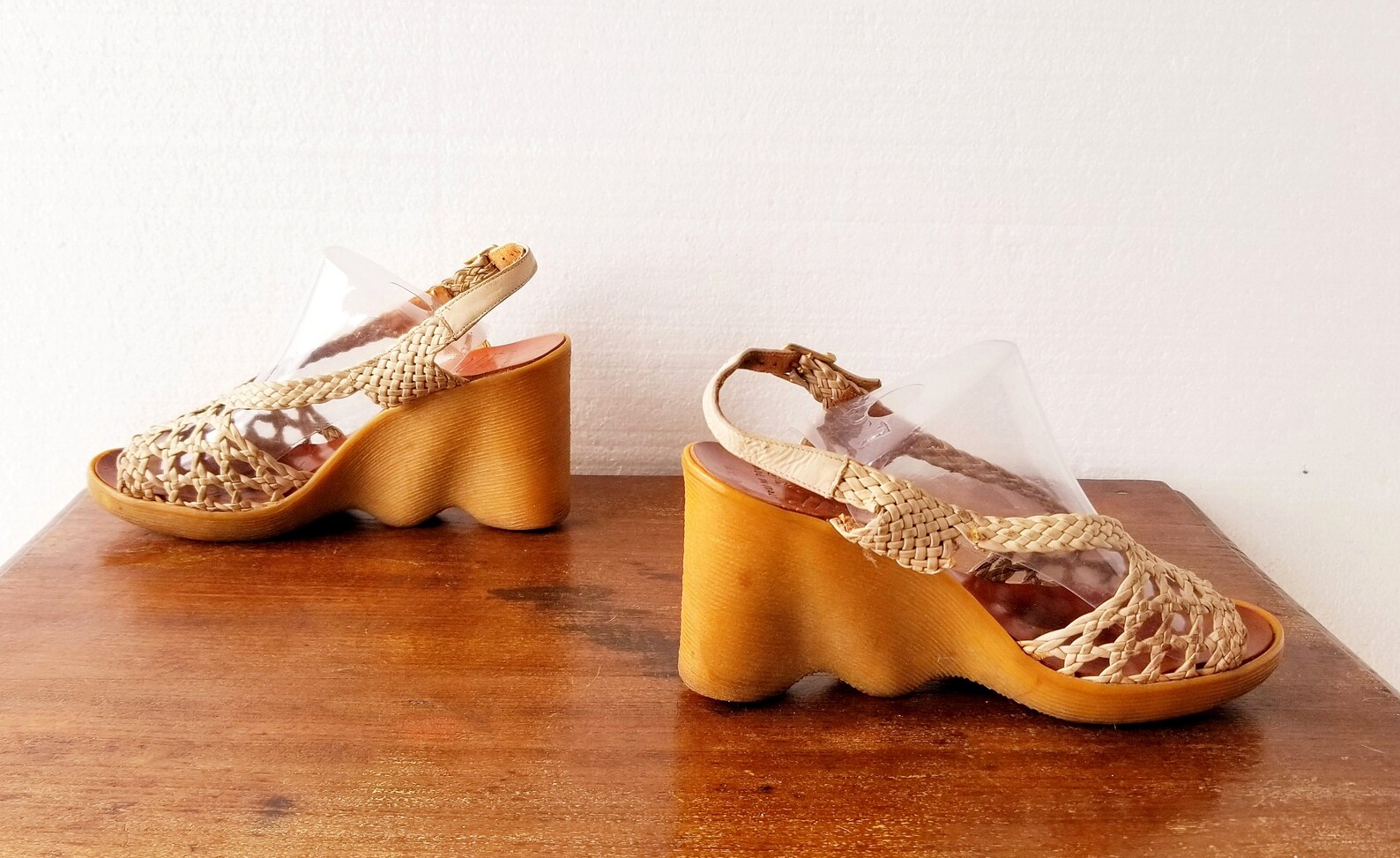 70s wedges shoes