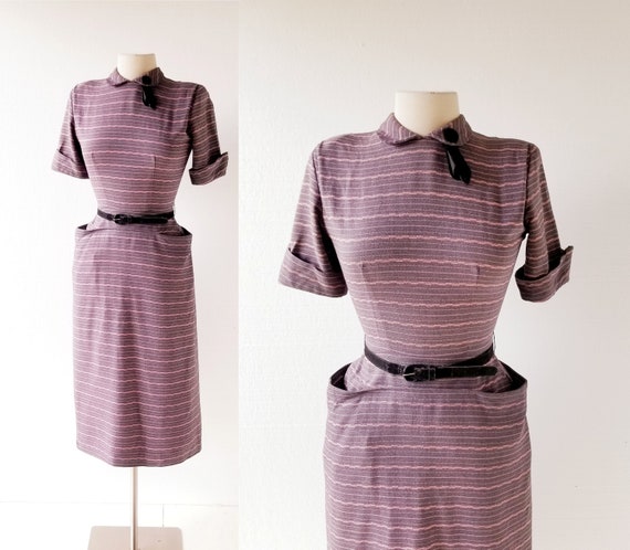 Vintage 40s Dress | Designing Woman | 1940s Dress