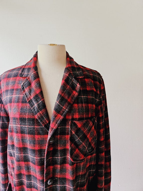 Pendleton Plaid Jacket | 1960s Jacket | Pendleton… - image 3