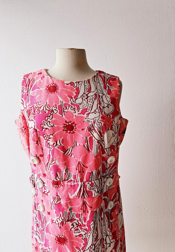 Lilly Pulitzer Dress | Early 60s Dress | Pink Flo… - image 8