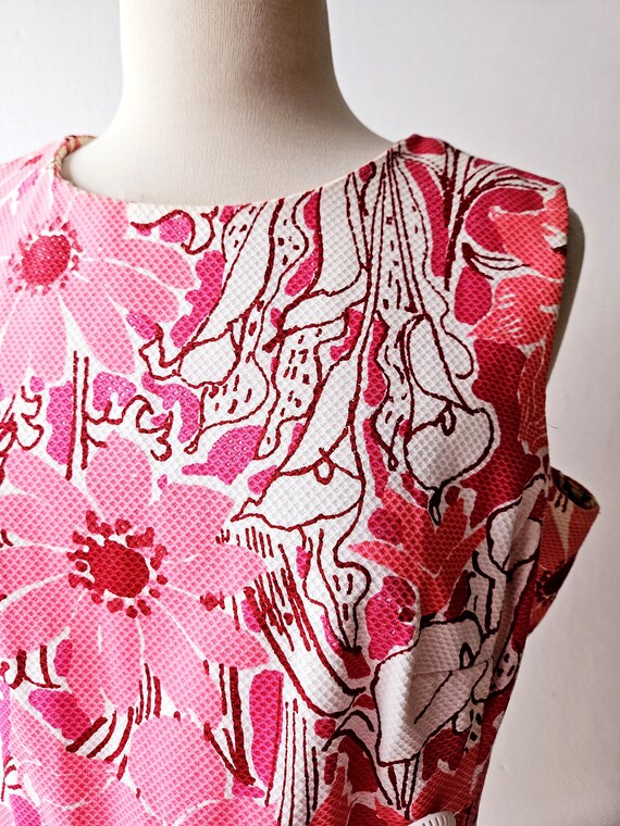 Lilly Pulitzer Dress | Early 60s Dress | Pink Flo… - image 4