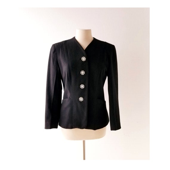 1940s Wool Jacket Edelweiss 40s Blazer Small S | Etsy