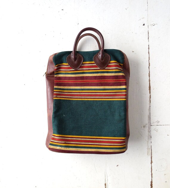 Vintage LL Bean Tote | 1930s Bag | Picnic Tote | R