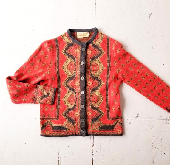 60s Wool Cardigan | Catalina Sweater | 1960s Cardi