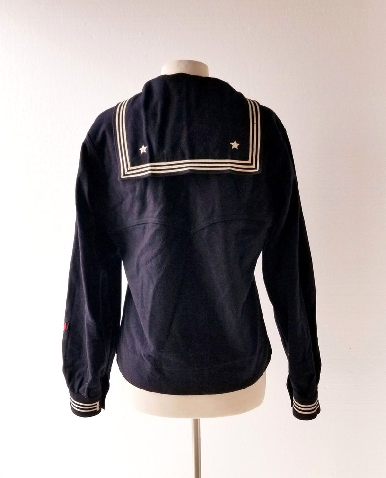 1940s Sailor Shirt Middy Blouse US Navy Shirt Men's Etsy