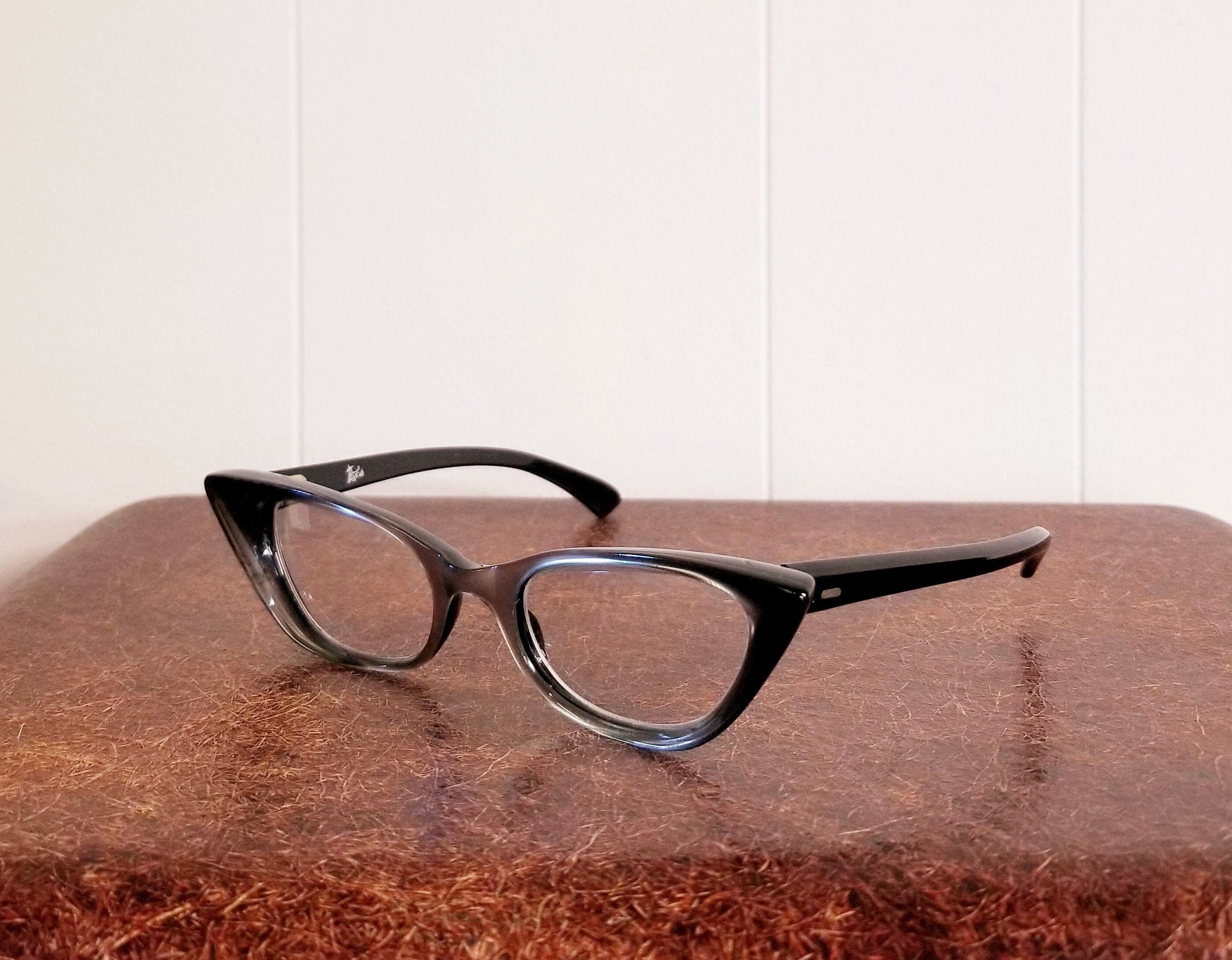 Vintage Cateye Eyeglass Frames Only 1960's Eyeglass Frames Plastic Vintage  Eyeglass Frames Frame France 50X19 -  Canada